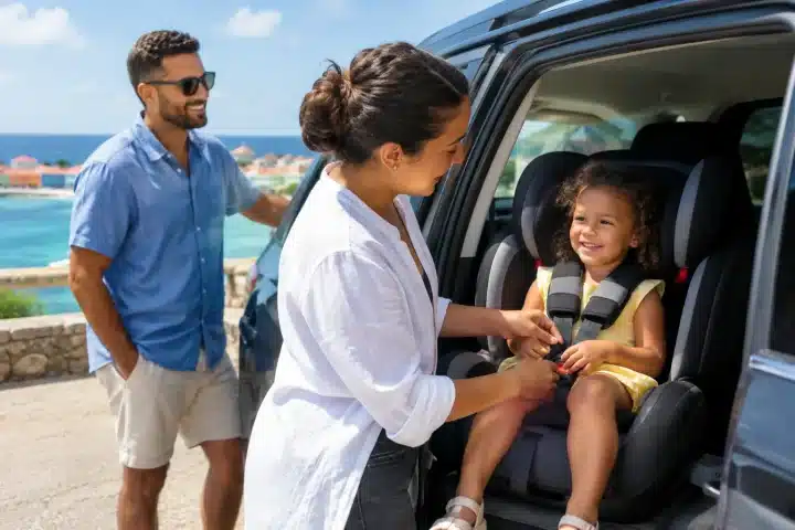 Rental Vehicle Child Seats for Curaçao Families